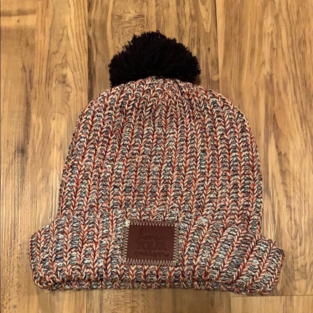 Love Your Melon Knit Pom Pom beanie